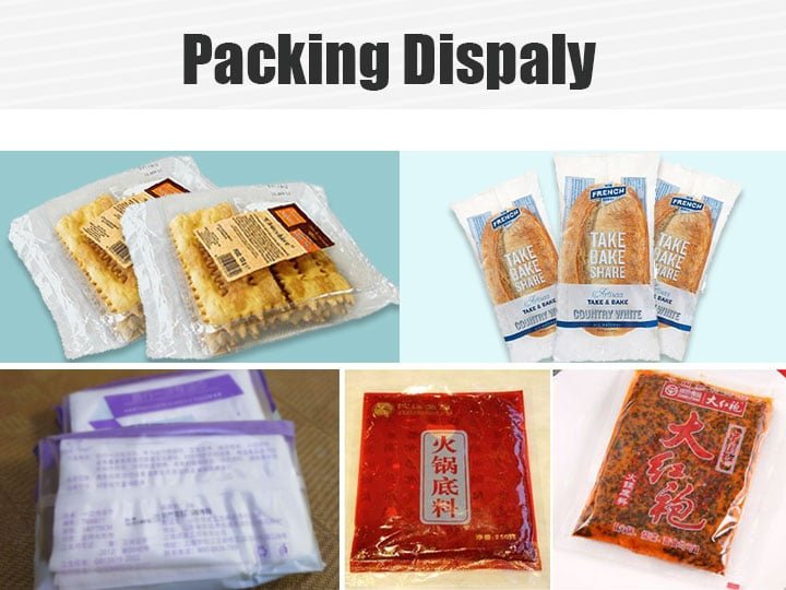 Biscuits packing and other products packing