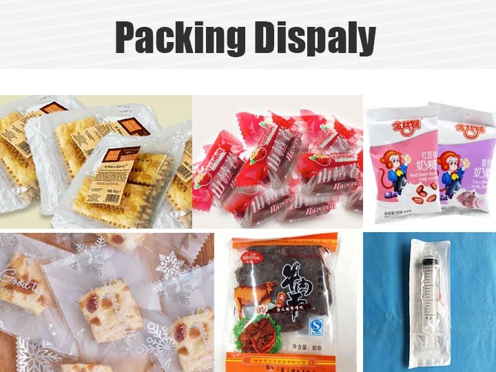 Candy packing and syringe packaging