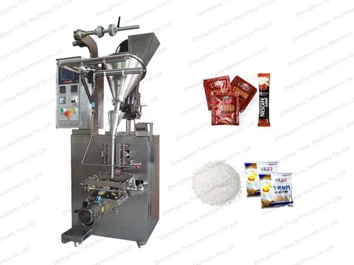 Small powder pouch packing machine