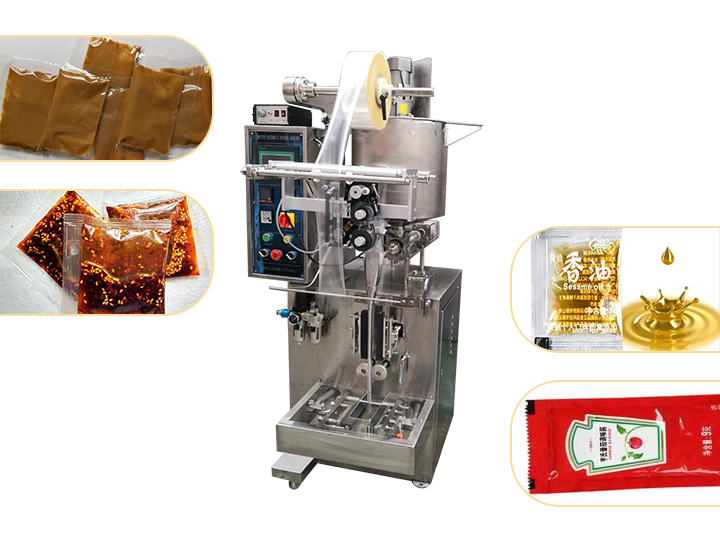 Automatic paste packaging machine