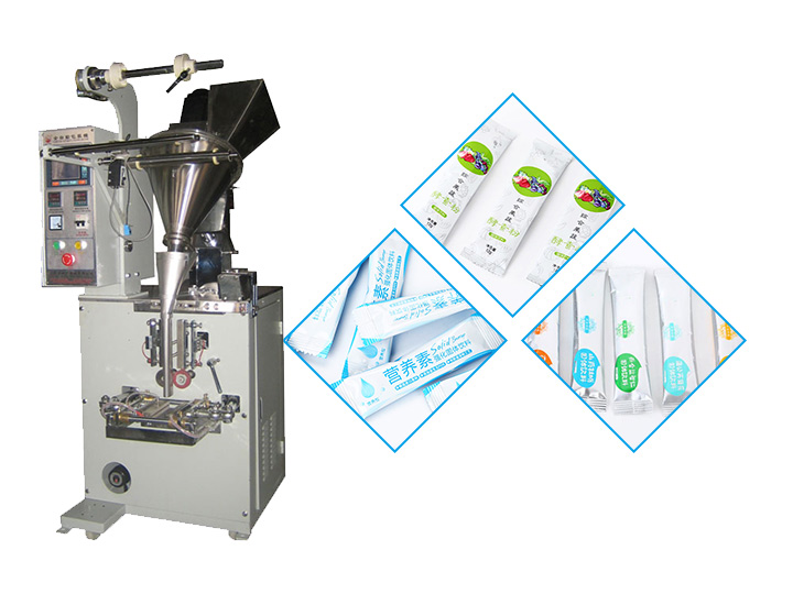 Small enzyme powder pouch packaging machine