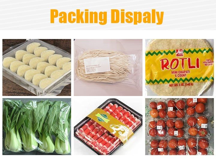 Fruits and frozen food packaging
