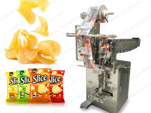 Máquina empacadora de chips de gránulos de cadena